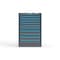 Strong Hold 11 drawer cabinet - (6x 2ft, 5x 3ft) - Blue accents - Electronic Lock S3044-PPRAS-1101FS - alternate 1