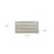 Homeroots 63" Gray Solid Wood Six Drawer Double Dresser 518616 - alternate 2