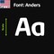 Aacc Self-Adhesive Vinyl Letter: A, Scale: 8 in. Color: White Font: Anders by AACC-Anders-UA-White-I8x1 - alternate 1