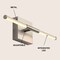 Jonathan Y McKenna 16.25" Modern Minimalist Dimmable Integrated LED Metal Wall Sconce, Nickel JYL7039E - alternate 3