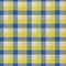Homeroots 10' X 14' Yellow Blue And Beige Plaid Washable Indoor Outdoor Area Rug 601451 - alternate 3