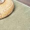 Jonathan Y Haze Solid Low-Pile Green 5 ft Round Area Rug SEU100O-5R - alternate 2