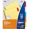Avery Big Tab Insertable Dividers, Buff Paper, 5-Tab Set, Multicolor, 60PK 11109 - alternate 1