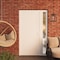 Vdomdoors Front Exterior Prehung Metal-Plastic Door, Manux 8111 White Silk, Side Sidelite Transom, Office Com MANUX8111EXD-WS-W36+12xH80-LH - alternate 3