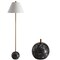 Jonathan Y Miami 63.5" Minimalist Resin/Metal LED Floor Lamp, Gold/Black JYL3068A - alternate 2