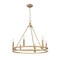 Z-Lite Dennison 6-Light Chandelier, 27.5 in W, Signature Brass 4005-6SBR - alternate 3