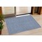 Homeroots 3' X 5' Navy Blue And Ivory Geometric Washable Indoor Outdoor Area Rug 595571 - alternate 1