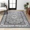 Jonathan Y Palmette Modern Persian Floral Gray/Ivory 5 ft. x 8 ft. Area Rug MDP503A-5 - alternate 1