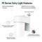 Halo FE Series Wall Sconce, 120 V, 7.9 W, LED Lamp, 977 Lumens, 4000 K Color Temp, Polycarbonate Fixture FE08A40FDW - alternate 3