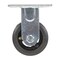 Vestil Rubber Rigid Caster 4 In. Diameter x 2 In. Width 396 Lb. Capacity Black CST-VE-4X2MR-R - alternate 2