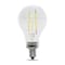 Feit Electric BPA1560C850LED/2 LED Bulb, General Purpose, A15 Lamp, 60 W Equivalent, E12 Lamp Base, Dimmable, Clear BPA1560C/850/LED/ - alternate 1