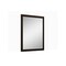 Homeroots 43" Dark Brown Framed Dresser Mirror 329655 - alternate 1