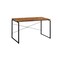 Homeroots 47" Brown and Black Writing Desk 491459 - alternate 1