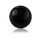 Homeroots Set of Two 3" Black Aluminum Decorative Orb Tabletop Sculptures, 2PK 383773 - alternate 2