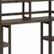 Homeroots Espresso Finish 2 Tier Solid Wood Over Toilet Organizer 380018 - alternate 2