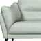 Homeroots 87" Mint Green Leather Sofa With Black Legs 546413 - alternate 3