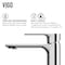 Vigo Norfolk Single Handle Single-Hole Bathroom Vessel Faucet in Chrome VG03027CH - alternate 2