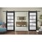 Sartodoors Double Barn Interior Door, 64" x 84", Black QUADRO4002DB-BLK-6484 - alternate 1