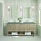 James Martin Vanities Breckenridge 72'' D Vanity, Whitewashed Oak w/ Parisien Bleu Silestone Top w/ Wireless Charger 330-V72-WWO-FPBL - alternate 2