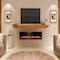 Edendirect 42 in. Wall Mount Metal Smart Electric Fireplace in Black, 4.33 in. Width, 2-Heating Settings ZR-WE-42 - alternate 2