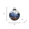 Homeroots Scenic Life is Better at the Lake Hand Painted Mouth Blown Glass Ornament 477539 - alternate 2