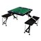 Picnic Time Family Of Brands Auburn Tigers - Football Field - Picnic Table Portable Folding Table, Black 811-00-175-045-0 - alternate 1