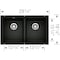 Blanco Precis Equal Double Bowl, Coal Black 442927 - alternate 3