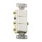Hubbell Wiring -Pro 15 Amp 2-Position/3-Way Combination Switch (White) RCD111W - alternate 1