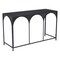 Homeroots 50" Black Steel Frame Console Table 668872 - alternate 2