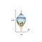 Homeroots Beach Memories Hand Painted Mouth Blown Glass Ornament 477490 - alternate 2