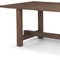 Homeroots 84" Brown Solid Wood Trestle Base Dining Table 604015 - alternate 2