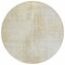 Homeroots 8' Beige And Taupe Round Abstract Washable Indoor Outdoor Area Rug 587262 - alternate 2