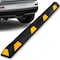 Pyle Pyle Curb Parking Garage Floor Stopper, 72 Inch, Heavy Duty Rubber, Protect Vehicle Bumpers PCRSTP14 - alternate 1