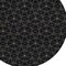 Homeroots 8' Black And Ivory Round Geometric Washable Indoor Outdoor Area Rug 596718 - alternate 3
