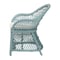 Bali & Pari Casilda Bohemian Light Blue Braided Rattan Arm Chair 250-13869-ZORO - alternate 6