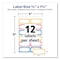 Avery Avery Kids Handwritten Identification Labels, 1.75 x 0.75, Borders: Blue, Orange, Yellow, PK60, 60PK 41442 - alternate 3