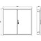 Siemens ALPHA 160 DIN flush-mounted board SK2 h=950 w=1050 d=120 8GK1031-4KK40 - alternate 2
