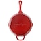 Crock-Pot Artisan 12 Inch Enameled Cast Iron Round Skillet in Gradient Red 137371.01 - alternate 2