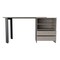 Homeroots 58" Light Gray Computer Desk 403821 - alternate 1
