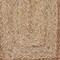 Homeroots 80" Natural And Cream Border Braided Jute Table Runner 534186 - alternate 2