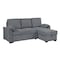 Global Furniture Usa Contemporary U0808 Dark Grey Reversible Sofa Bed U0808-DARK GREY-REVERSIBLE SOFA BED - alternate 3