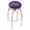 Holland Bar Stool Co 30" Chrome James Madison Swivel Bar Stool, Accent Ring L8C3C30JmsMad - alternate 1