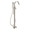 Anzzi Coral Series 2-Handle Freestanding Tub Faucet with 60 in. Euro-Grip Hand Sprayer in Brushed Nickel FS-AZ0047BN - alternate 1