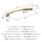 Amerock Vaile 6-5/16 inch (160mm) Center-to-Center Champagne Bronze Cabinet Pull, 10PK 10VMP37232CZ - alternate 2