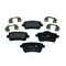 Hella Brake pad set prepared for wear warning indicator T2151 for BRABUS / MERCEDES-BENZ 355019741 - alternate 1