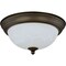 Vaxcel Stevens 15-in W LED Vintage Bronze Transitional Flush Mount Ceiling Light Fixture C0293 - alternate 2