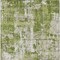 Homeroots 3' X 5' Green And Ivory Abstract Washable Indoor Outdoor Area Rug 597956 - alternate 2