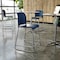 Flash Furniture Commercial Plastic Stack Stool with Contoured Back and Sled Base in Navy RUT-239AH-CS-NV-GG - alternate 4