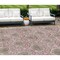 Homeroots 8' X 10' Chocolate Beige And Mauve Medallion Washable Indoor Outdoor Area Rug 587779 - alternate 1