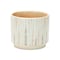 Homeroots White Set of Three Dolomite 2.77056 ounce Round Pot Planter, 3PK 517984 - alternate 2